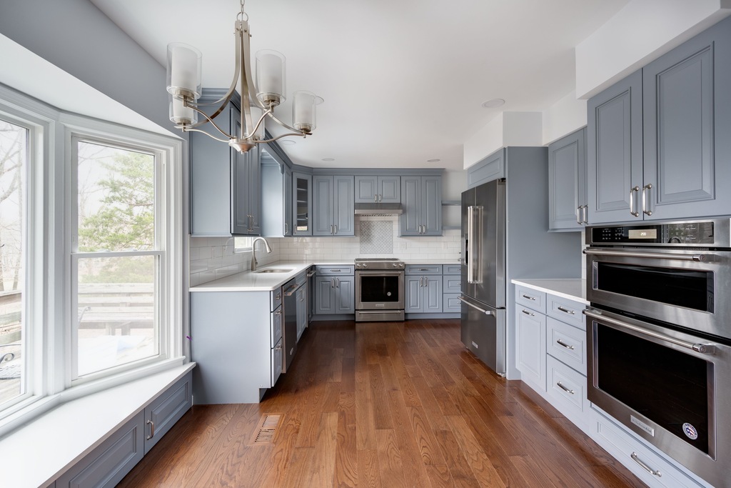 light gray kitchen cabinets