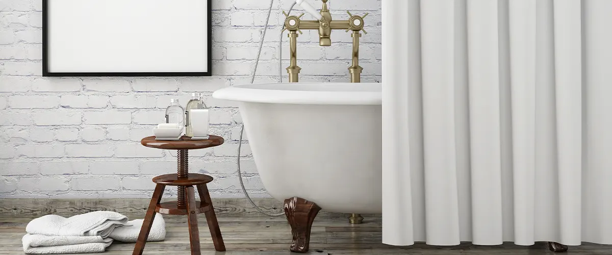 white classic bathroom