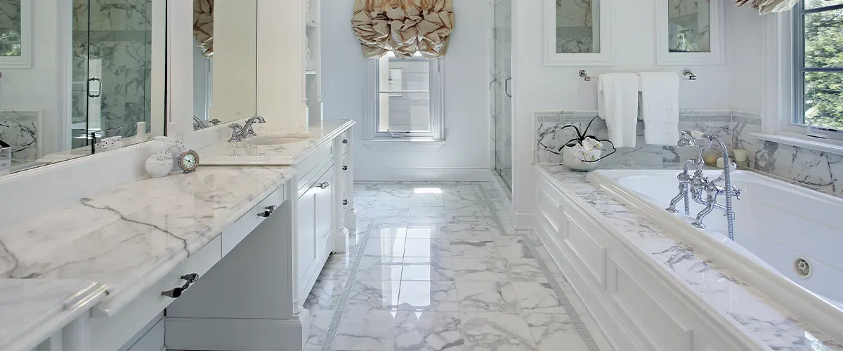 tile flooring in bathroom fairfax