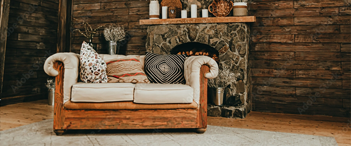 warm and rustic charm basement ideas