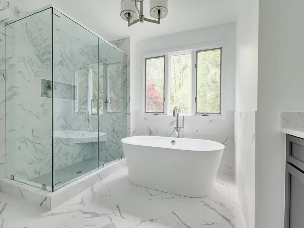 gallery image freestanding tub and shower